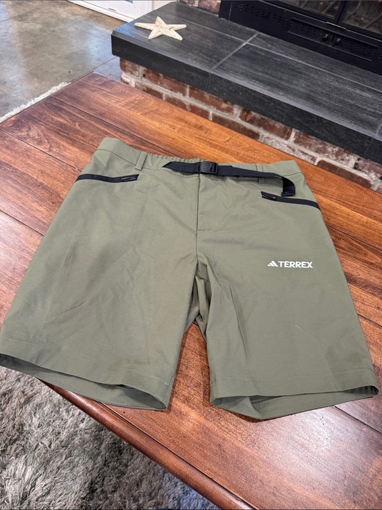 adidas Other - adidas Terrex Olive Green Outdoor Hybrid Shorts